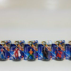 7pc Justice League Action figures cake decoration set 2 3/4" + or -